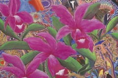 Chirapa Callo, 3/31/06, 10:17 AM,  8C, 6854x9655 (32+81), 92%, Custom,  1/30 s, R44.9, G19.6, B33.2"Lengua de Arco Iris, 46 X 61 cm.,Guache Extrafino on Arches paper