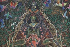 Átun Tukuiricok , 3/24/06, 4:41 PM,  8C, 7588x10589 (156+0), 100%, Custom,  1/30 s, R50.1, G27.4, B39.9
(virreyes incas), Pablo Amaringo,   January 18, 2002, 57X76 cm, Gouache on Arches paper