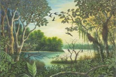 Amaringo_Los Tarahuis, 8/11/06, 3:19 PM,  8C, 6976x10169 (576+278), 100%, Custom,  1/10 s, R67.4, G60.3, B78.330-11-02, 84cm x 109cm, acrylic