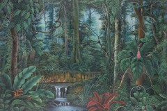 Amaringo_Flora Verde, 8/10/06, 6:34 PM,  8C, 7262x9847 (348+326), 100%, Custom,  1/25 s, R52.0, G28.0, B42.0Fecha 02-12-02, 83cm X 109cm, Acrilic