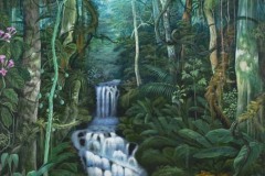 Amaringo_Agua Dulce, 8/11/06, 5:22 PM,  8C, 7320x10284 (314+147), 100%, Custom,  1/10 s, R67.4, G60.3, B78.308-07-02, 89cm x 119cm, acrylic